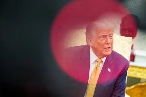 US President Donald Trump in the Oval Office at the White House in Washington, DC, US, July 22, 2025.