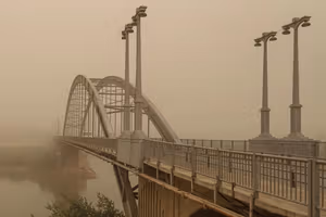 هوای اهواز در وضعیت «بسیار ناسالم» و «بنفش» قرار گرفت