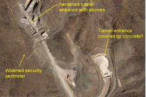 گزارش موسسه علوم و امنیت بین‌الملل از حصار امنیتی جدید در اطراف مجتمع‌ هسته‌ای مخفی نطنز