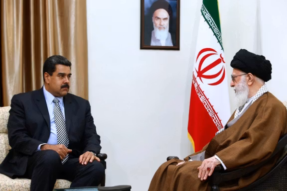 Venezuelan President Nicolas Maduro meets the Supreme Leader of Iran Ali Khamenei in Tehran, Iran October 2016.